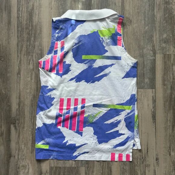 Vintage Nike Challenge Court Tennis All Over Print Shirt Size Medium - Picture 4 of 5